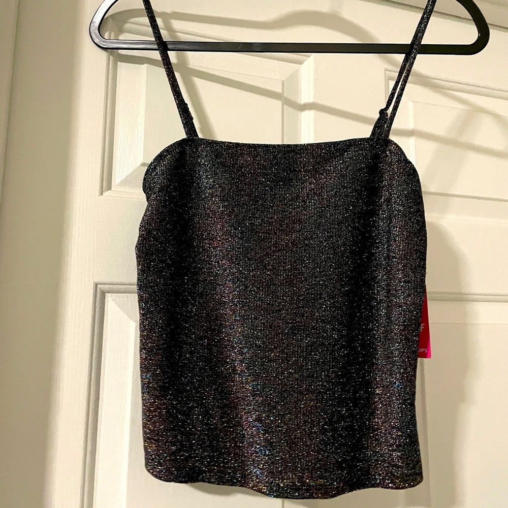 Heart & Hips multi colored tank, NWT, Large